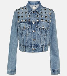 Декорированная джинсовая куртка Rizzo KHAITE, синий