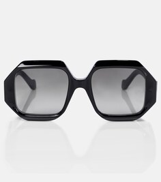 Солнцезащитные очки в шестиугольной оправе Anagram Loewe, черный