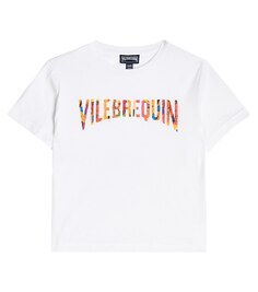 Хлопковая футболка с логотипом Vilebrequin, белый
