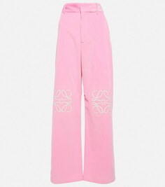 Широкие вельветовые брюки Anagram LOEWE, розовый