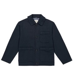 Куртка из смесового хлопка Woolrich, синий