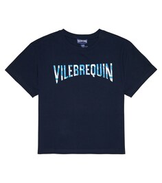 Хлопковая футболка с принтом Teddy Vilebrequin, синий