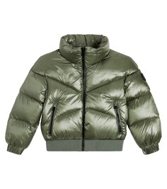 Пуховик Woolrich, серый