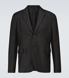 Пиджак из смесовой шерсти Acne Studios, черный