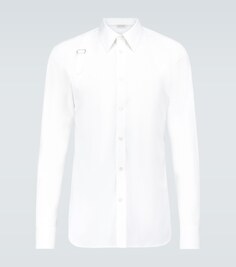 Рубашка из хлопка Alexander McQueen, белый