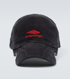 Хлопковая бейсболка 3B Sports Icon Balenciaga, черный