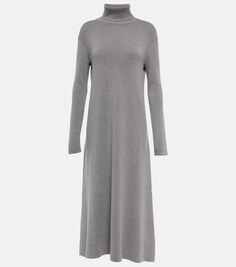 Кашемировое платье-свитер Grassmoor LORO PIANA, серый