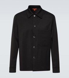 Шерстяная верхняя рубашка Cedrone Barena Venezia, черный