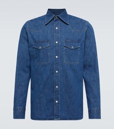 Джинсовая рубашка Tom Ford, синий