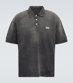Рубашка-поло Jumbo Weller из хлопка Visvim, черный