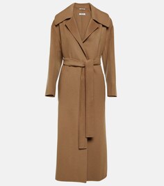 Giuletta шерстяное пальто с поясом &apos;S MAX MARA, коричневый