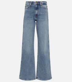 Расклешенные джинсы Lotta с высокой посадкой 7 FOR ALL MANKIND, синий
