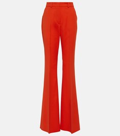 Широкие брюки Lory из смесового хлопка SPORTMAX, оранжевый