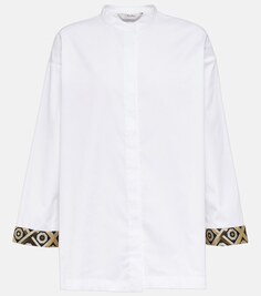 Рубашка из хлопка Тенерифе &apos;S MAX MARA, белый