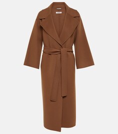 Венецианское пальто из натуральной шерсти &apos;S MAX MARA, коричневый