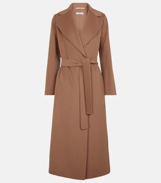 Шерстяное пальто польдо &apos;S MAX MARA, коричневый