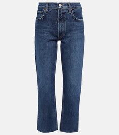 Укороченные джинсы Kye со средней посадкой AGOLDE, синий