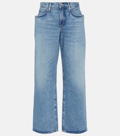 Широкие джинсы Fusion с высокой посадкой AGOLDE, синий