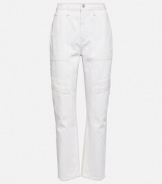 Джинсовые брюки карго Cooper с высокой посадкой AGOLDE, белый