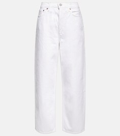 Широкие джинсы Dara со средней посадкой AGOLDE, белый