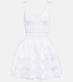 Мини-платье с кринолином ALAÏA, белый