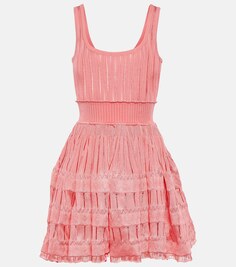 Мини-платье с кринолином ALAÏA, розовый