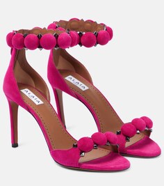 Замшевые сандалии La Bombe Alaïa, розовый