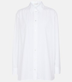 Рубашка Sisilia из хлопка THE ROW, белый