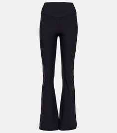 Расклешенные спортивные брюки Florence персикового цвета THE UPSIDE, черный