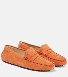 Мокасины Gommino из кожи Tod&apos;s, оранжевый Tod’S
