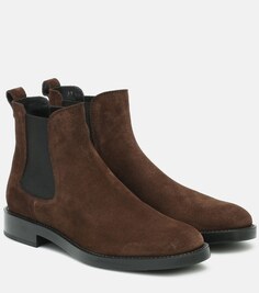 Замшевые ботинки челси Tod&apos;s, коричневый Tod’S