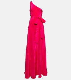 Платье макси Odetta из крепдешина ALEXANDRA MIRO, розовый