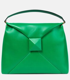 Кожаная сумка через плечо One Stud Maxi Valentino Garavani, зеленый