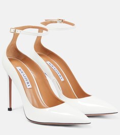 Туфли-лодочки Love Affair из лакированной кожи Aquazzura, белый