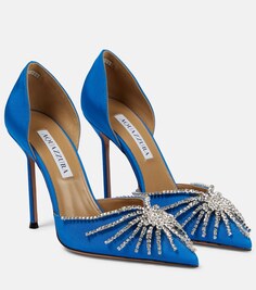 Туфли Sunshine с кристаллами Aquazzura, синий