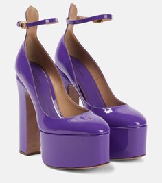 Туфли-лодочки Tan-Go из лакированной кожи на платформе Valentino Garavani, фиолетовый