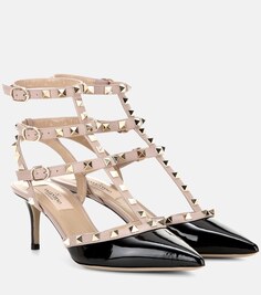 Лакированные туфли Valentino Garavani Rockstud Valentino Garavani, черный