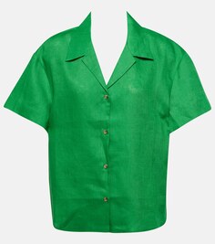 Льняная рубашка Прага ASCENO, зеленый
