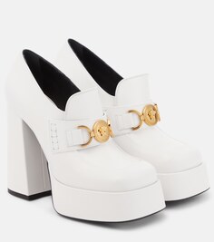 Кожаные туфли-лоферы Medusa &apos;95 Versace, белый