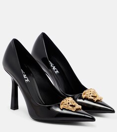 Лакированные туфли La Medusa Versace, черный