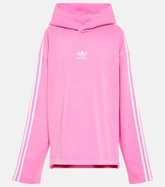 Худи из коллаборации с Adidas с логотипом BALENCIAGA, розовый