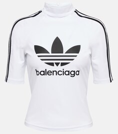 Футболка из коллаборации с Adidas BALENCIAGA, белый