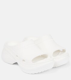 Х шлепанцы Crocs Balenciaga, белый