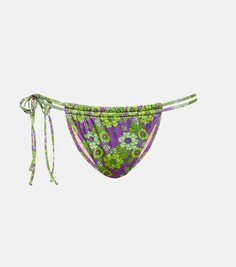 Плавки бикини Seychelle с цветочным принтом BANANHOT, фиолетовый