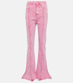 Расклешенные джинсы Classic Trumpet Y/PROJECT, розовый