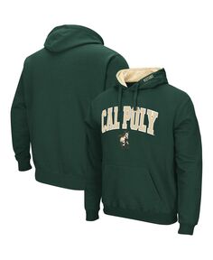Мужской зеленый пуловер с капюшоном cal poly mustang arch и логотипом Colosseum, зеленый