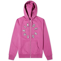 Толстовка Brain Dead Collegiate Zip Hoody