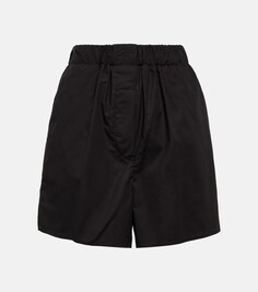 Хлопковые шорты Lui THE FRANKIE SHOP, черный