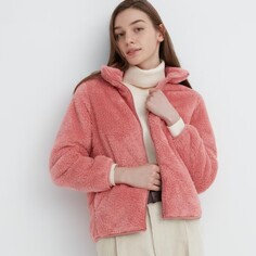 Куртка Uniqlo Fluffy Fleece, розовый