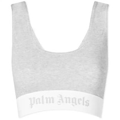 Бюстгальтер спортивный Palm Angels Classic Logo, серый
